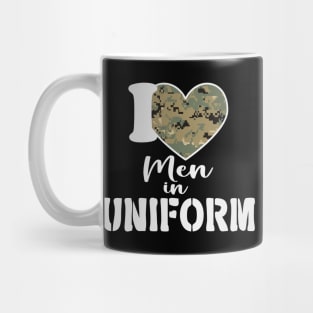 I Love Men In Uniform Mug